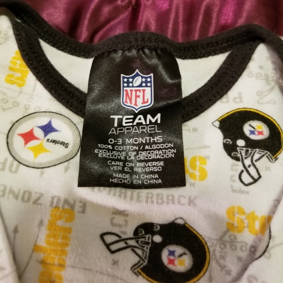 Steelers 0-3 Girl or Boy Onesie - Picture 2 of 6